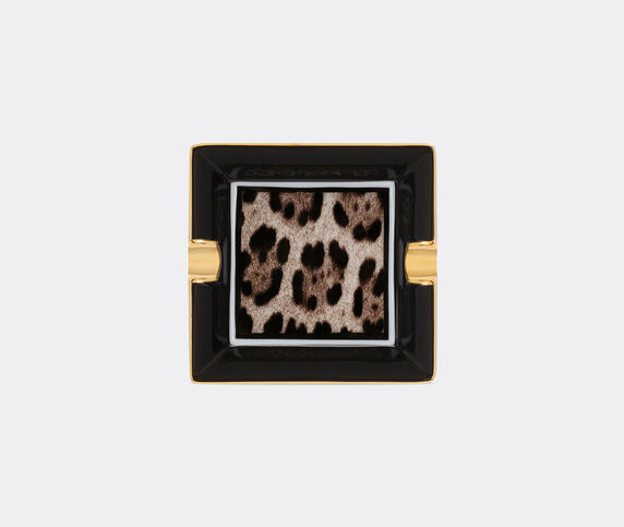 Dolce&Gabbana Casa 'Leopardo' ashtray, square, small Multicolor DGCA22POR378MUL