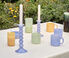 Hay 'Wavy' candleholder, large Light blue HAY122WAV458LBL