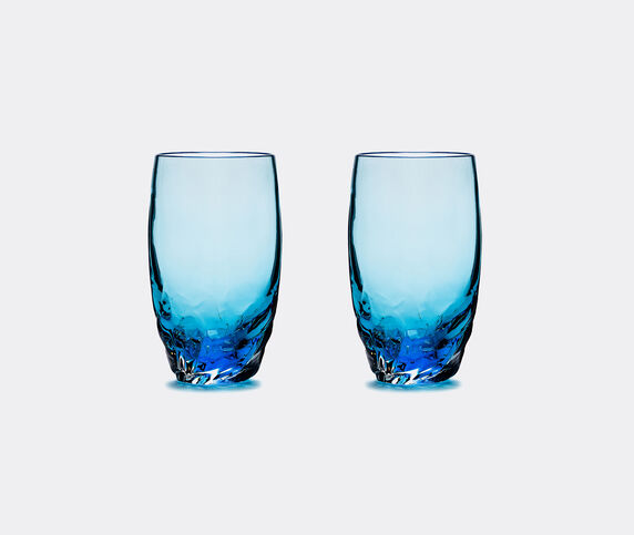Stories of Italy 'Dattero' set of two glasses, blue Blue STLY18DAT277BLU