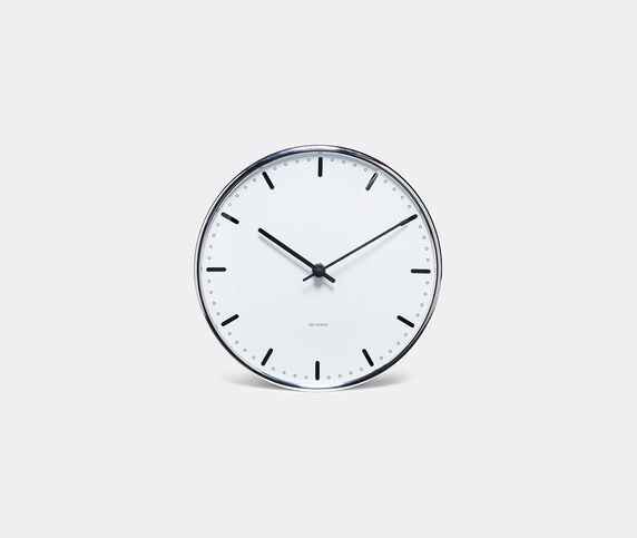 Arne Jacobsen Clocks 'City Hall' clock White ARJA17CIT317WHI