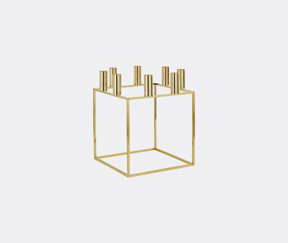 Audo Copenhagen 'Kubus 8' candleholder, gold plated undefined ${masterID} 2