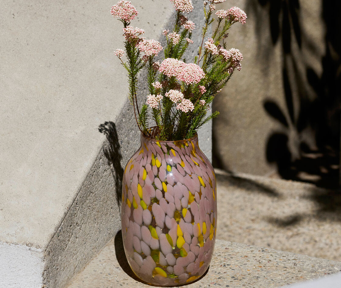 Shop Hay Vases Pink And Yellow Uni