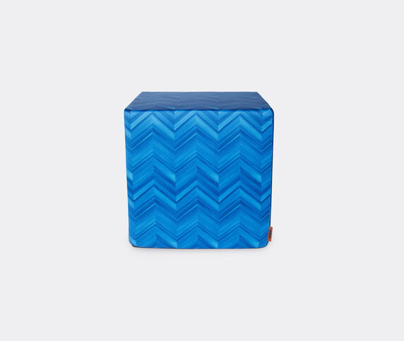 Missoni 'Layers Inlay' pouf cube, blue BLUE MIHO23LAY990BLU
