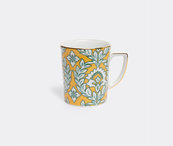 La DoubleJ 'Yellow Garland' mug multicolor LADJ23MUG981YEL