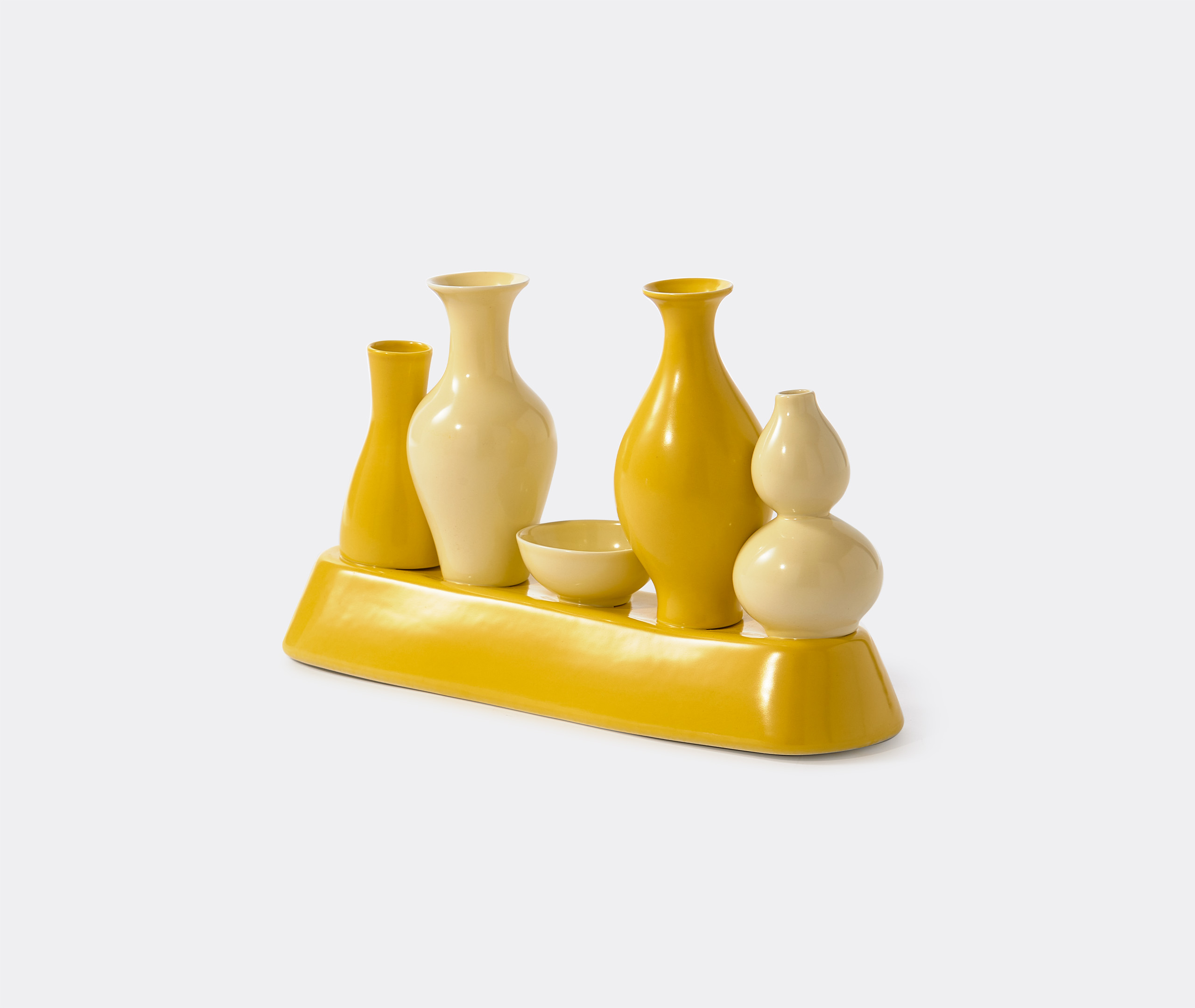 Shop Polspotten Vases Yellow Uni