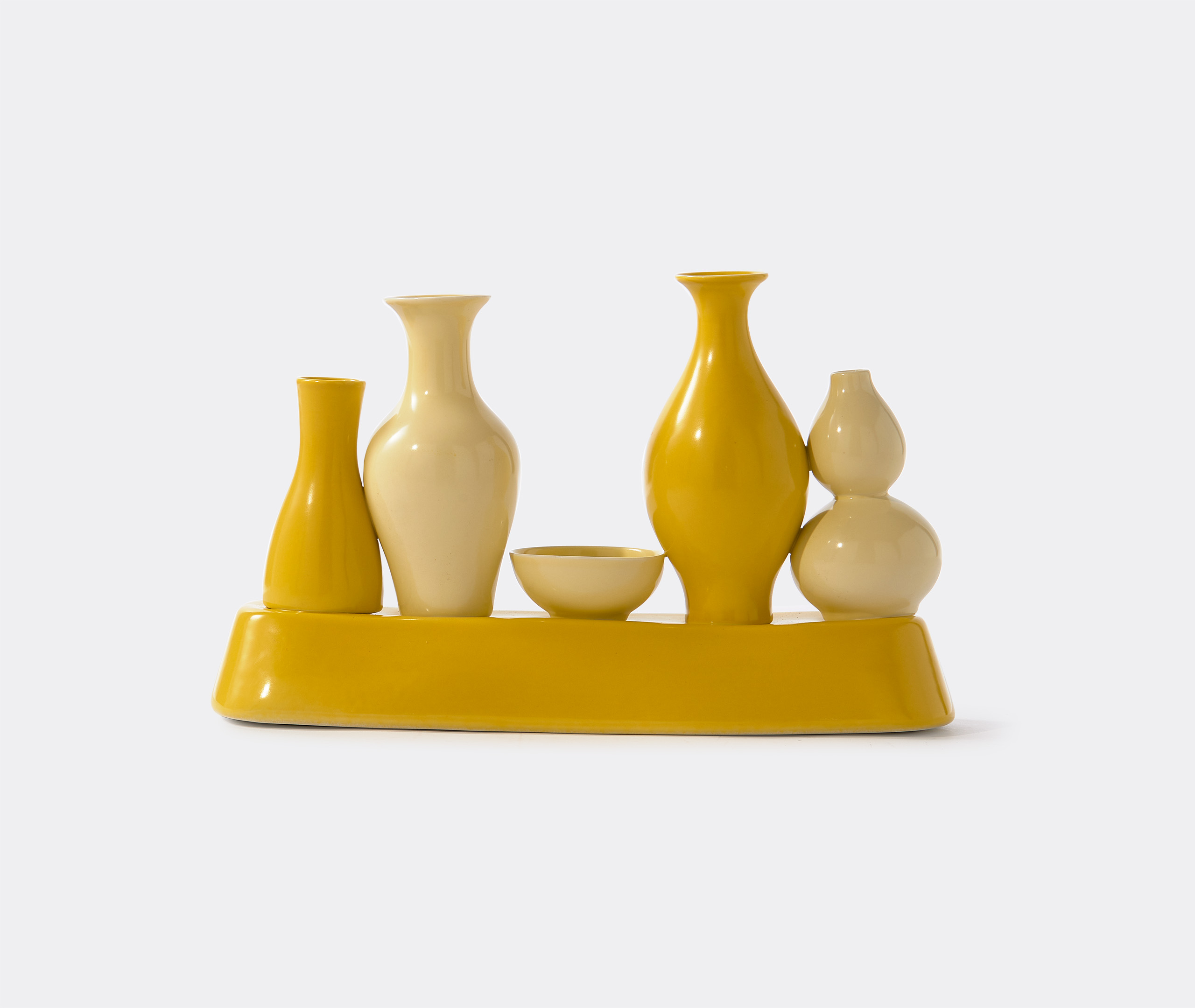 Shop Polspotten Vases Yellow Uni