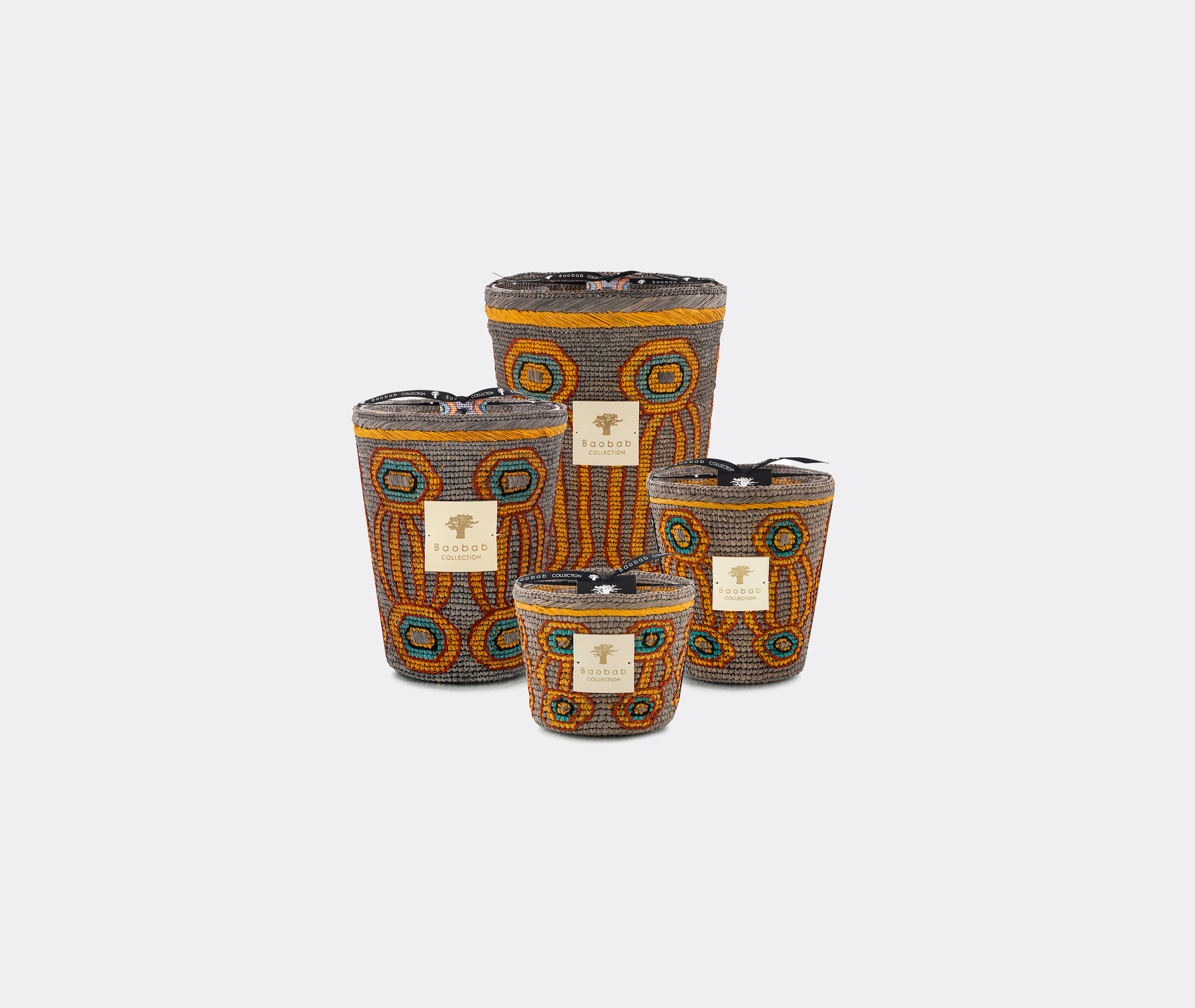 Shop Baobab Collection Candlelight And Scents Grey Uni